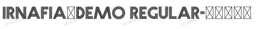 Irnafia_demo Regular字体转换